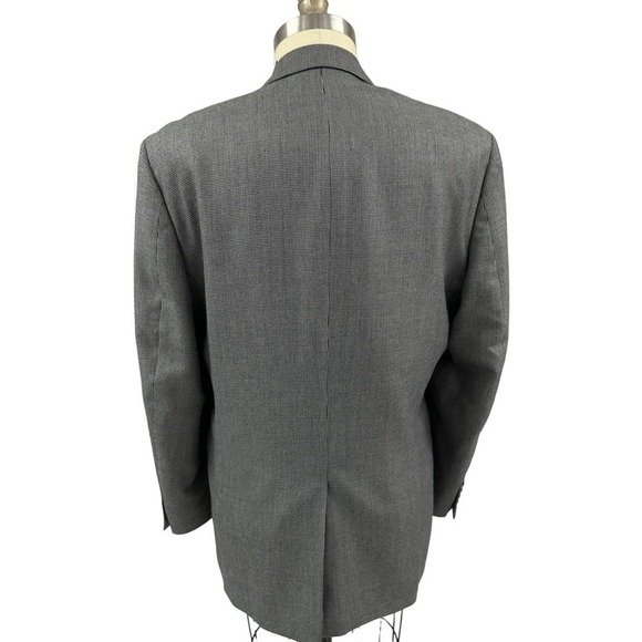 VTG LRL Lauren Ralph Lauren Green Label 40R Sport Jacket Blu/Gry Check Gorgeous - Picture 5 of 9